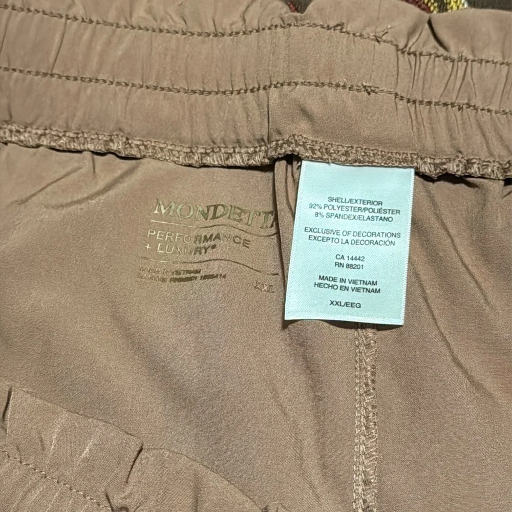 Mondetta Ladies' Woven Short XXL Mocha Mousse Brown New
